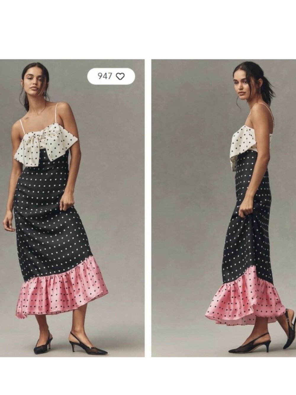 NWT Anthropologie Maude Club Penelope Sleeveless Bow Ruffle  - MED PETITE